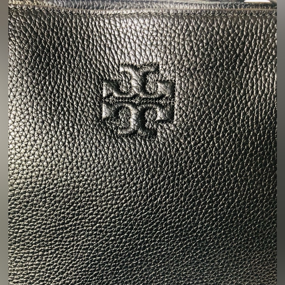 Tory Burch Black Leather Tote - Picture 10 of 11